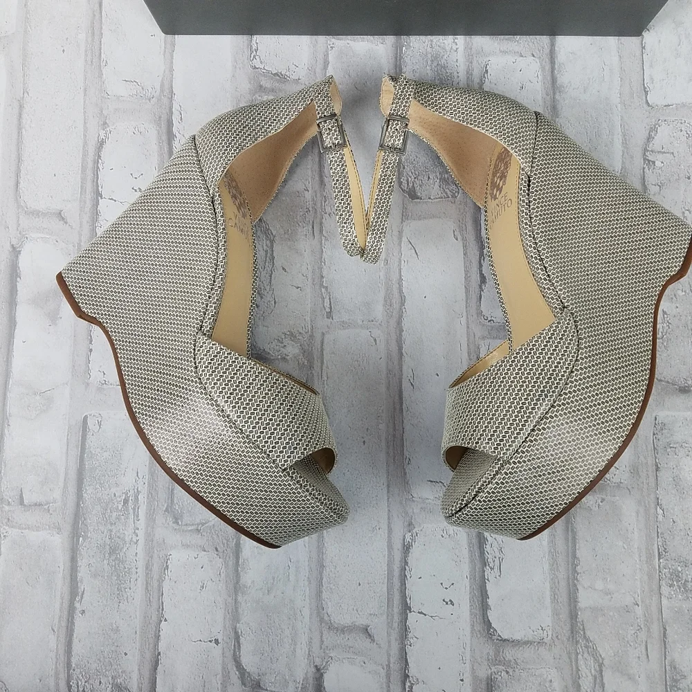 VINCE CAMUTO "Tatchen" Platform Wedge Sandals - Picture 5 of 12